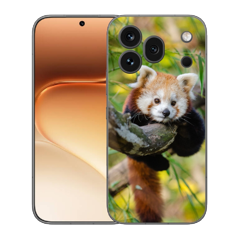 Gélový kryt mmCase na Honor 600 Pro - panda červená