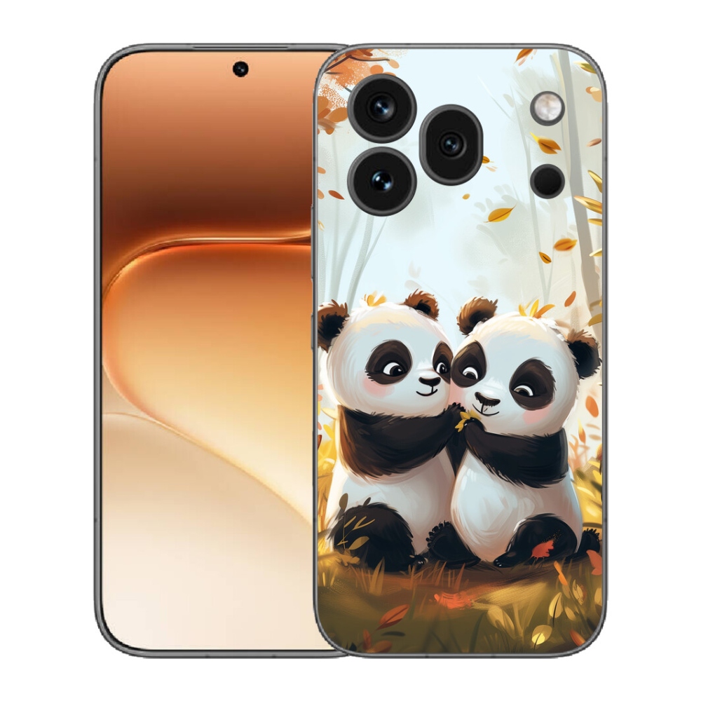 Gélový kryt mmCase na Honor 600 Pro - pandy