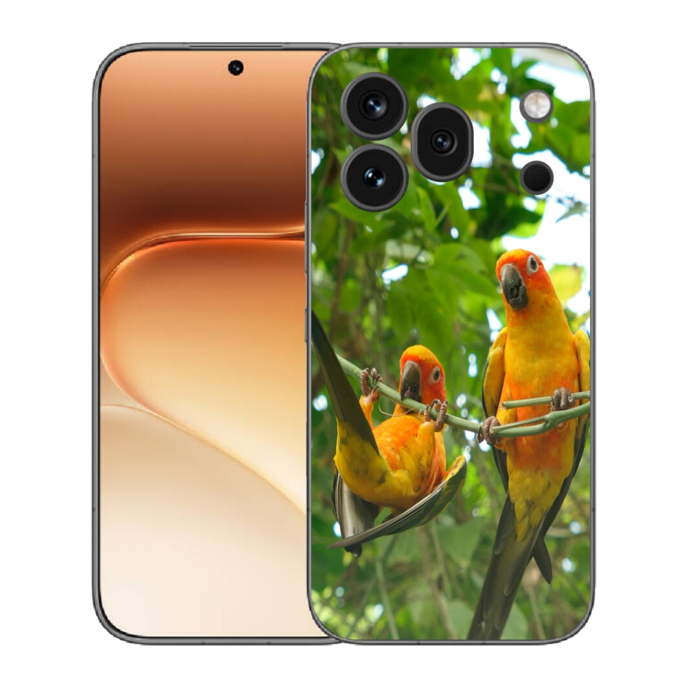 Gélový kryt mmCase na Honor 600 Pro - papagáje aratingy