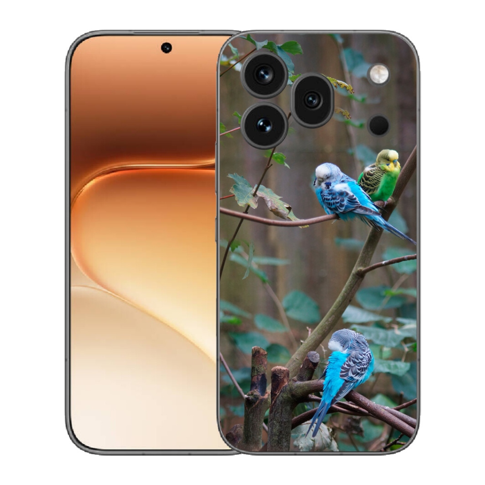 Gélový kryt mmCase na Honor 600 Pro - papagáje na vetve