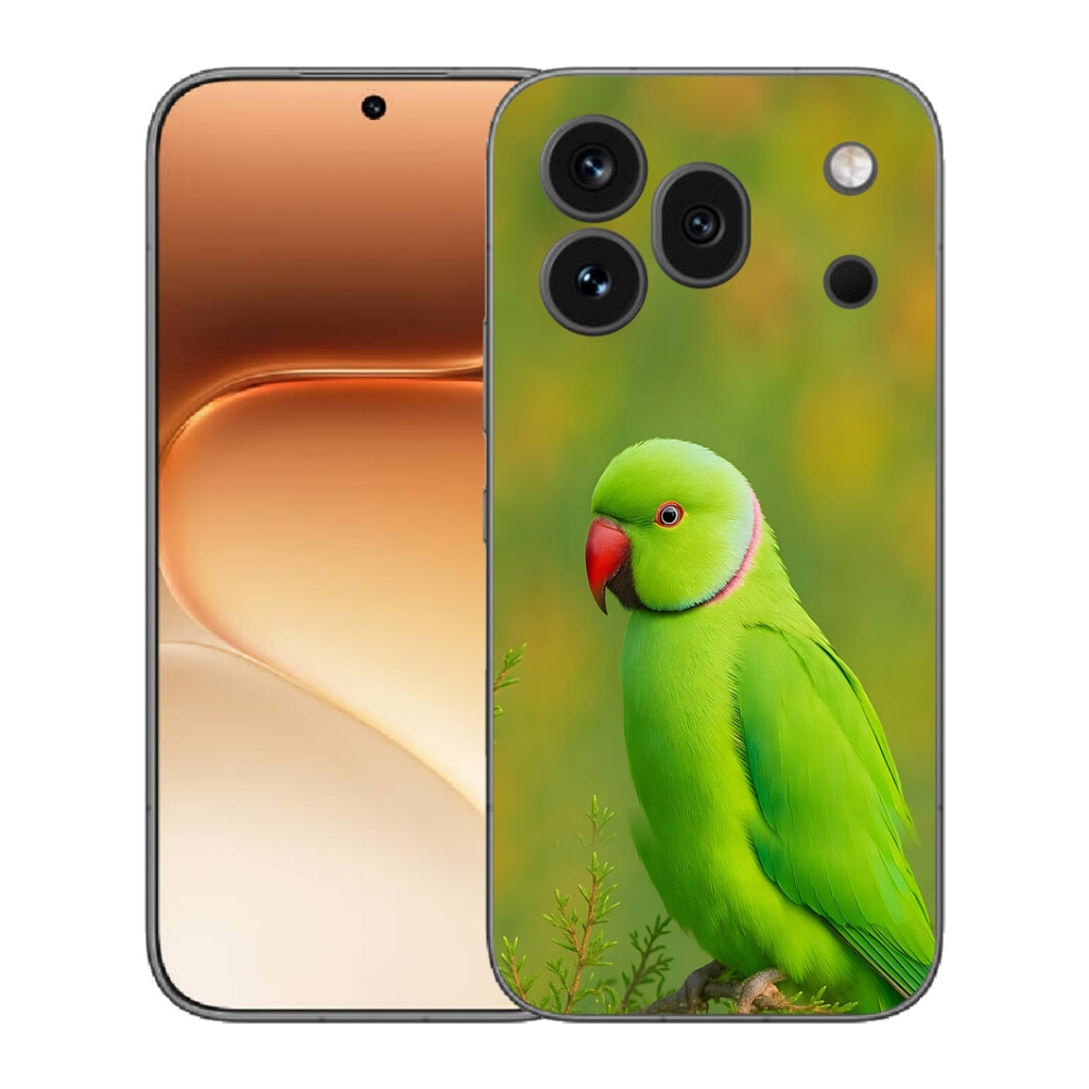 Gélový kryt mmCase na Honor 600 Pro - papagáj alexander 2
