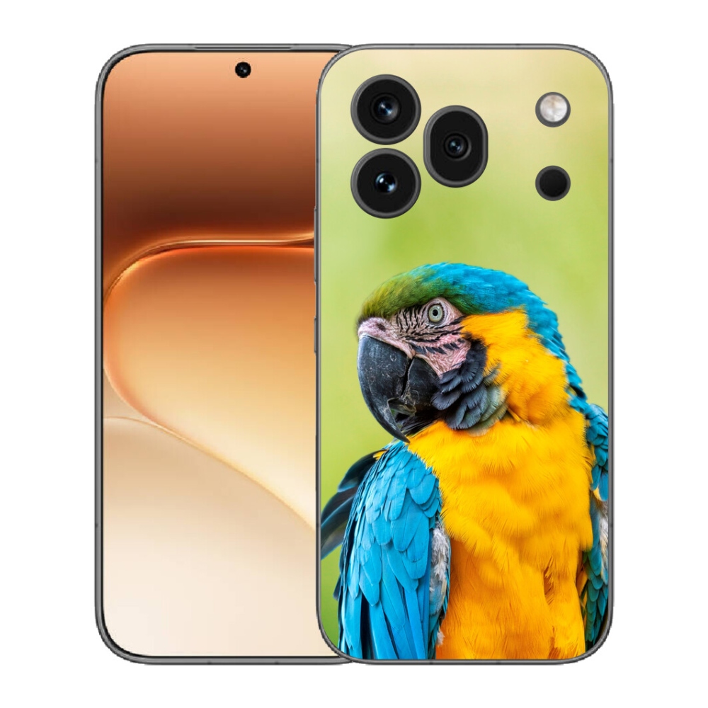 Gélový kryt mmCase na Honor 600 Pro - papagáj ara 2