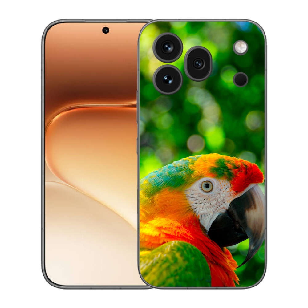 Gélový kryt mmCase na Honor 600 Pro - papagáj ara 3
