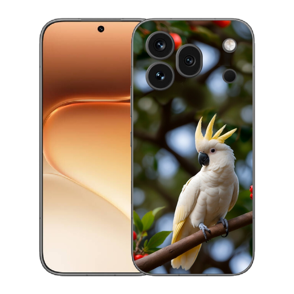 Gélový kryt mmCase na Honor 600 Pro - papagáj kakadu 3