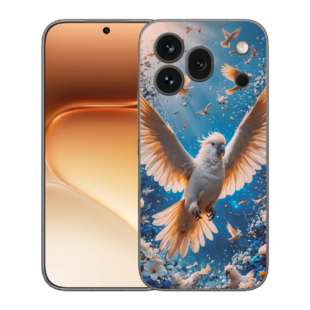 Gélový kryt mmCase na Honor 600 Pro - papagáj kakadu