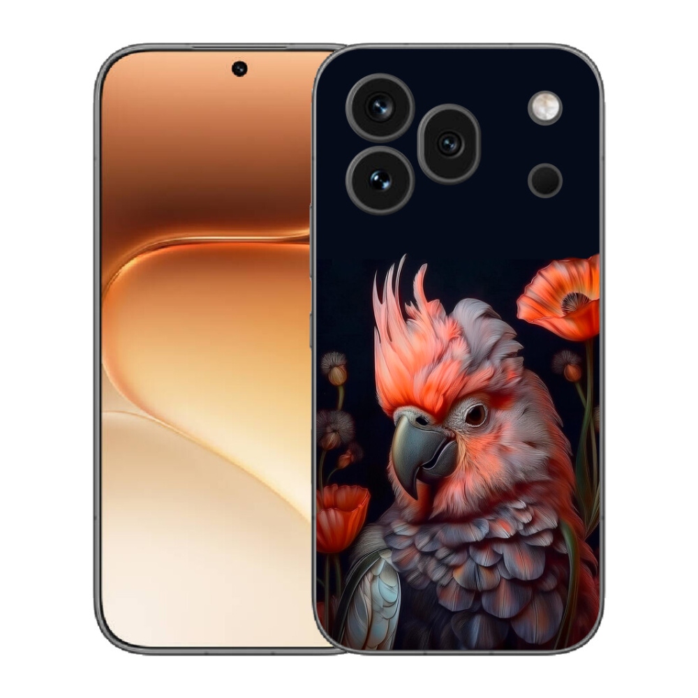 Gélový kryt mmCase na Honor 600 Pro - papagáj kakadu vo farbách