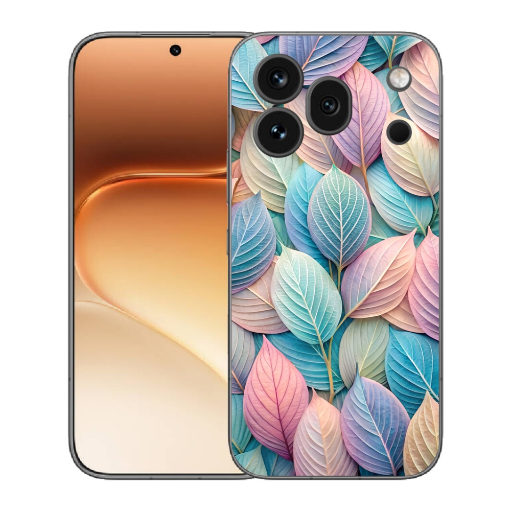 Gélový kryt mmCase na Honor 600 Pro - pastelové listy