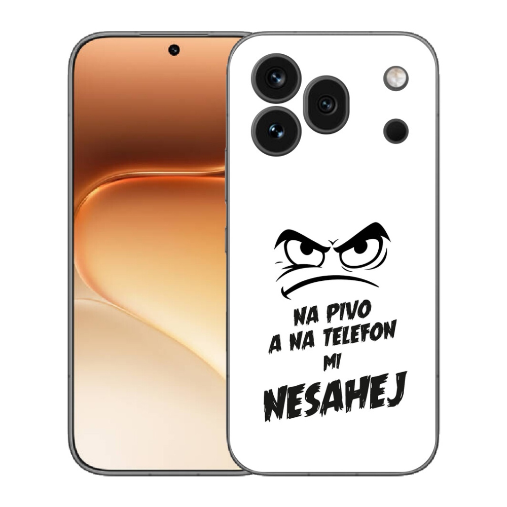 Gélový kryt mmCase na Honor 600 Pro - pivný motív 2 biele pozadie