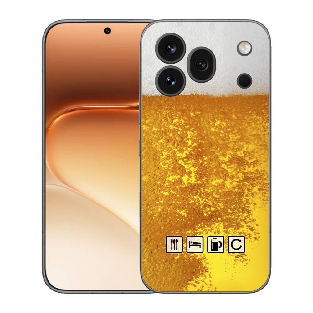 Gélový kryt mmCase na Honor 600 Pro - pivný motív 3