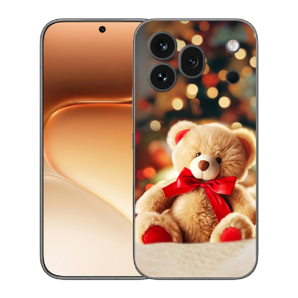 Gélový kryt mmCase na Honor 600 Pro - plyšový medvedík