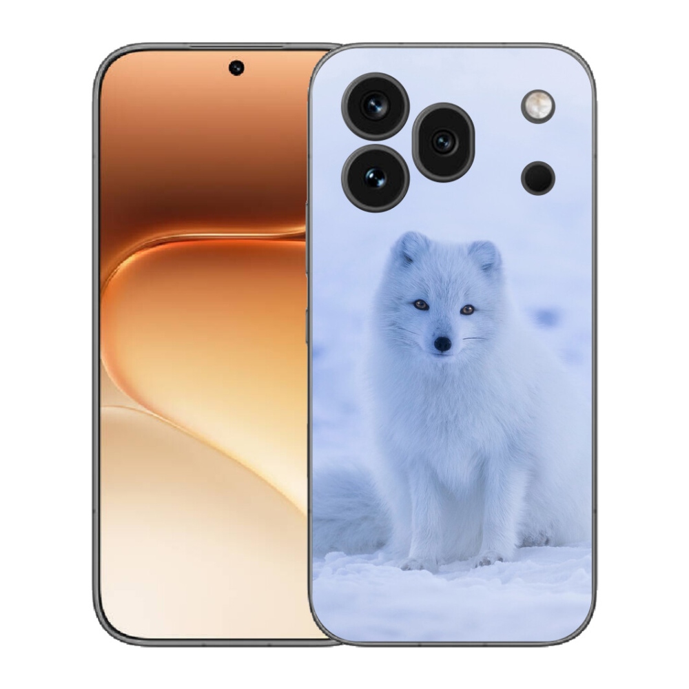 Gélový kryt mmCase na Honor 600 Pro - polárna líška