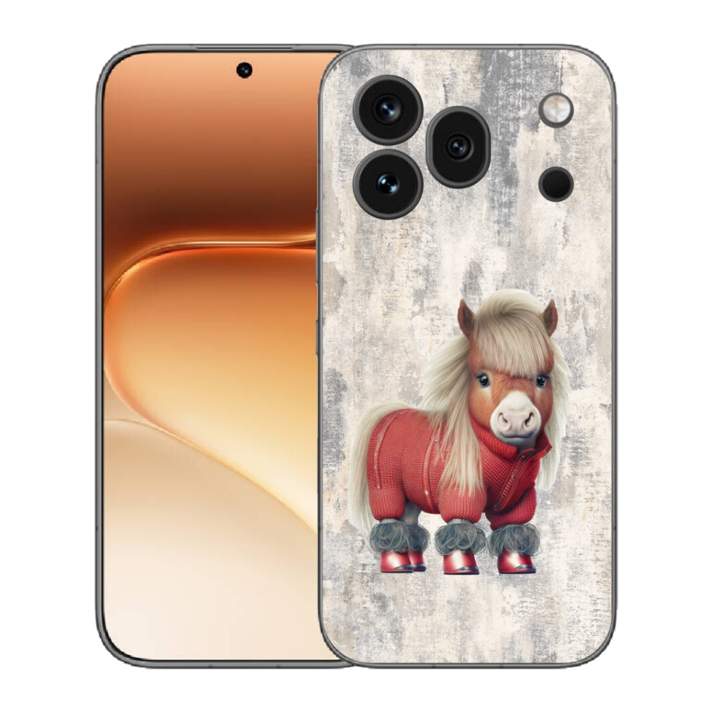 Gélový kryt mmCase na Honor 600 Pro - poník vo svetri