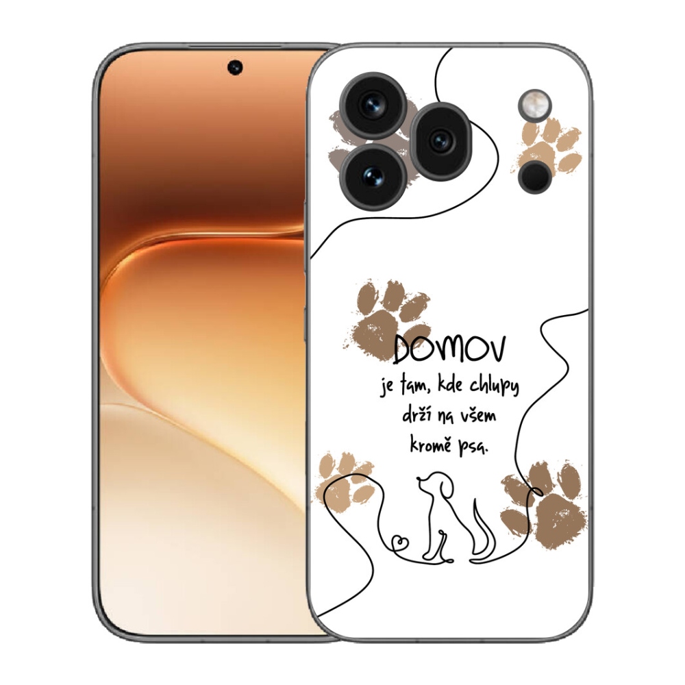 Gélový kryt mmCase na Honor 600 Pro - psí motív biele pozadie