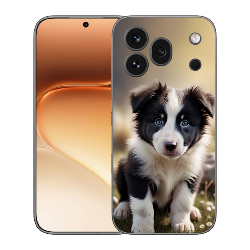 Gélový kryt mmCase na Honor 600 Pro - roztomilá border kólia