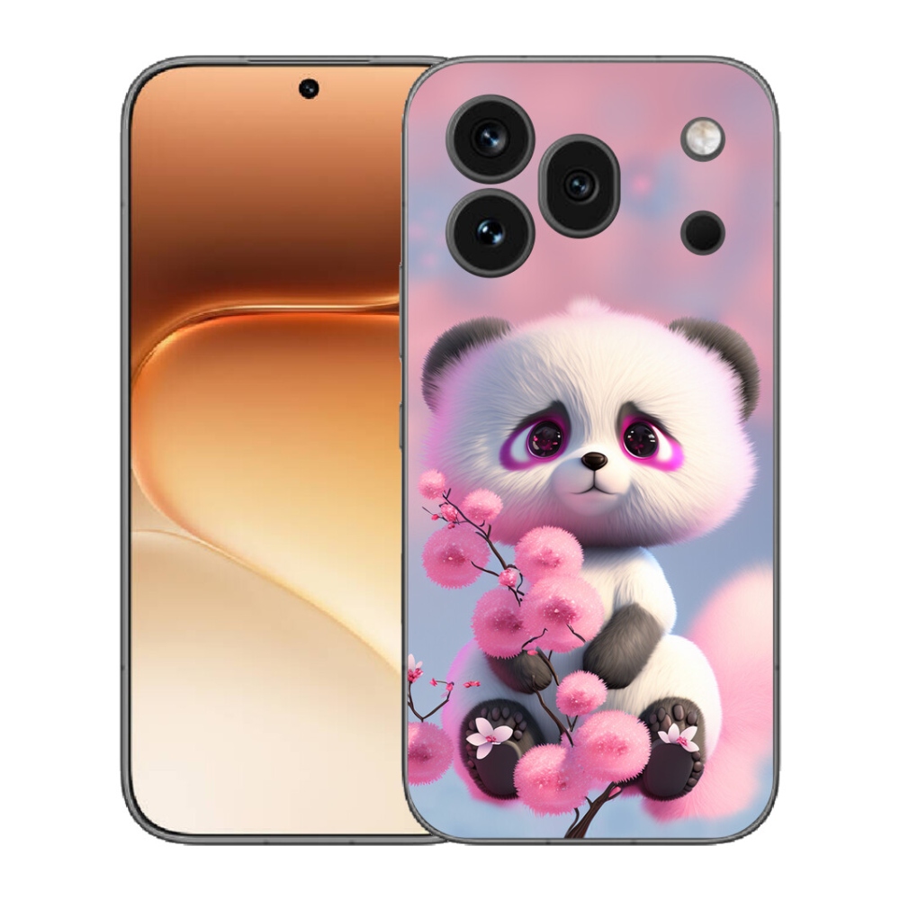 Gélový kryt mmCase na Honor 600 Pro - roztomilá panda 1