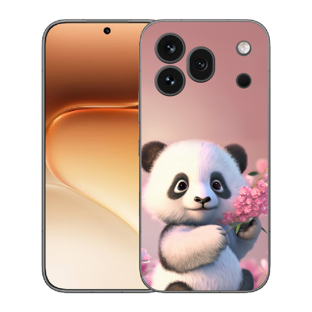 Gélový kryt mmCase na Honor 600 Pro - roztomilá panda