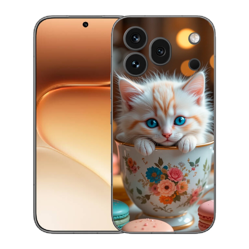Gélový kryt mmCase na Honor 600 Pro - roztomilé mačiatko 6