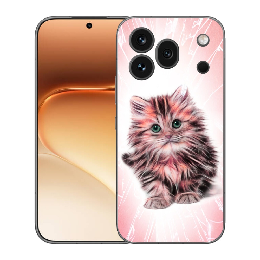 Gélový kryt mmCase na Honor 600 Pro - roztomilé mačiatko