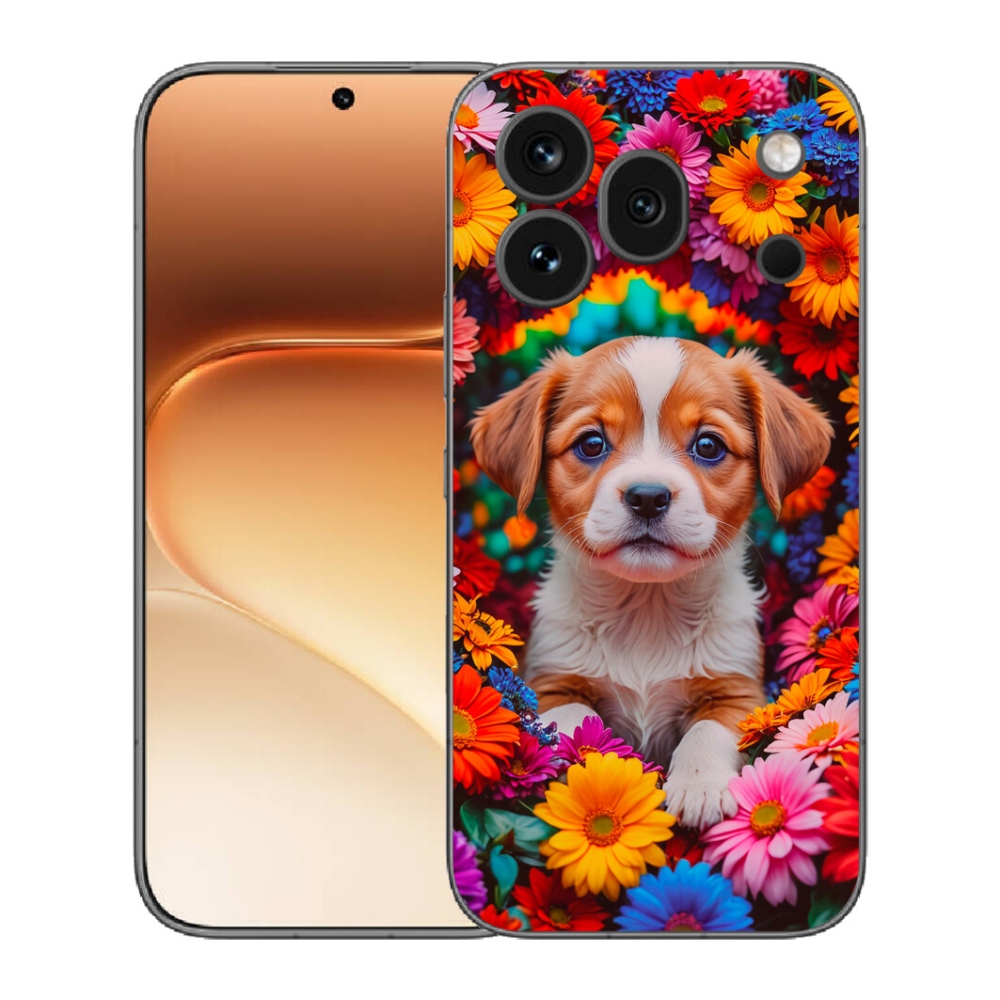 Gélový kryt mmCase na Honor 600 Pro - roztomilé šteňa