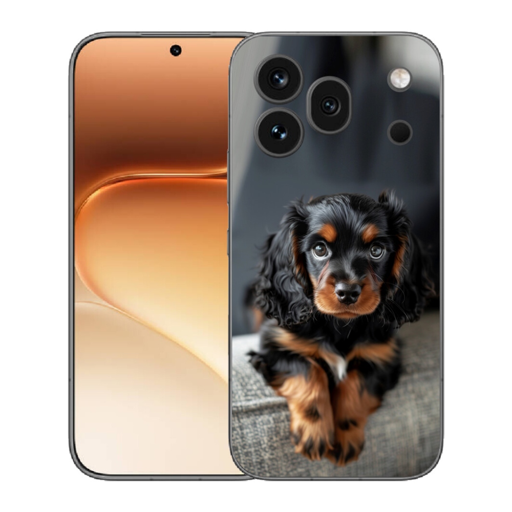 Gélový kryt mmCase na Honor 600 Pro - roztomilý dlhosrstý jazvečík