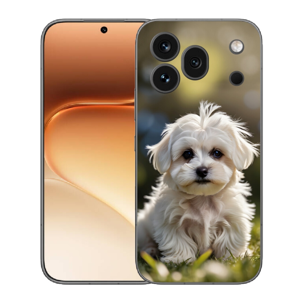 Gélový kryt mmCase na Honor 600 Pro - roztomilý maltézsky psík