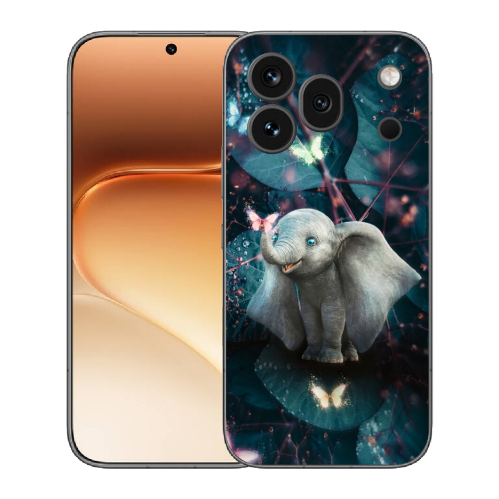 Gélový kryt mmCase na Honor 600 Pro - roztomilý slon