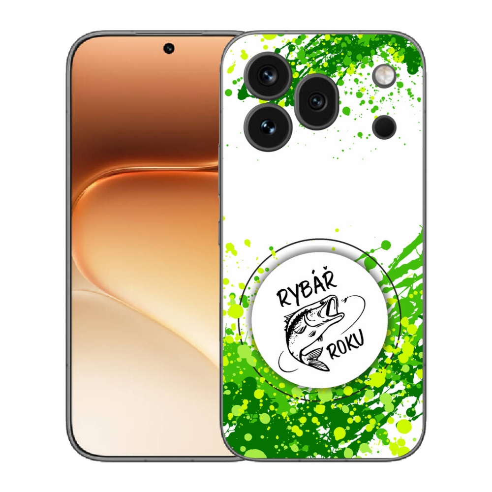 Gélový kryt mmCase na Honor 600 Pro - rybár roku biele pozadie