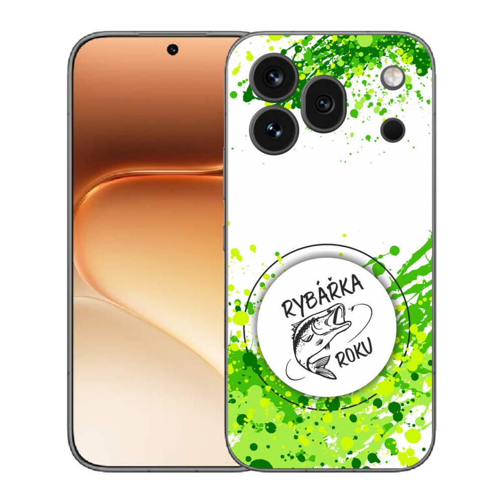 Gélový kryt mmCase na Honor 600 Pro - rybárka roku biele pozadie