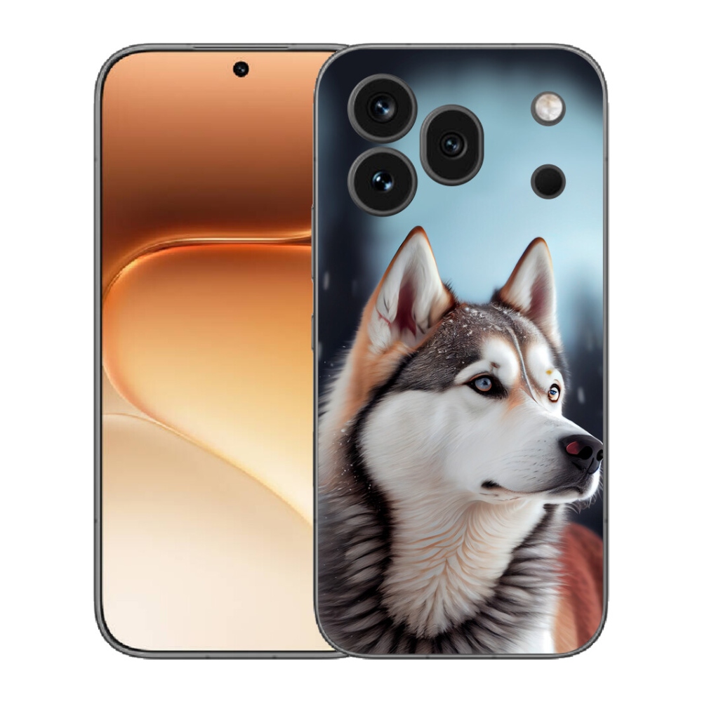 Gélový kryt mmCase na Honor 600 Pro - sibírsky husky