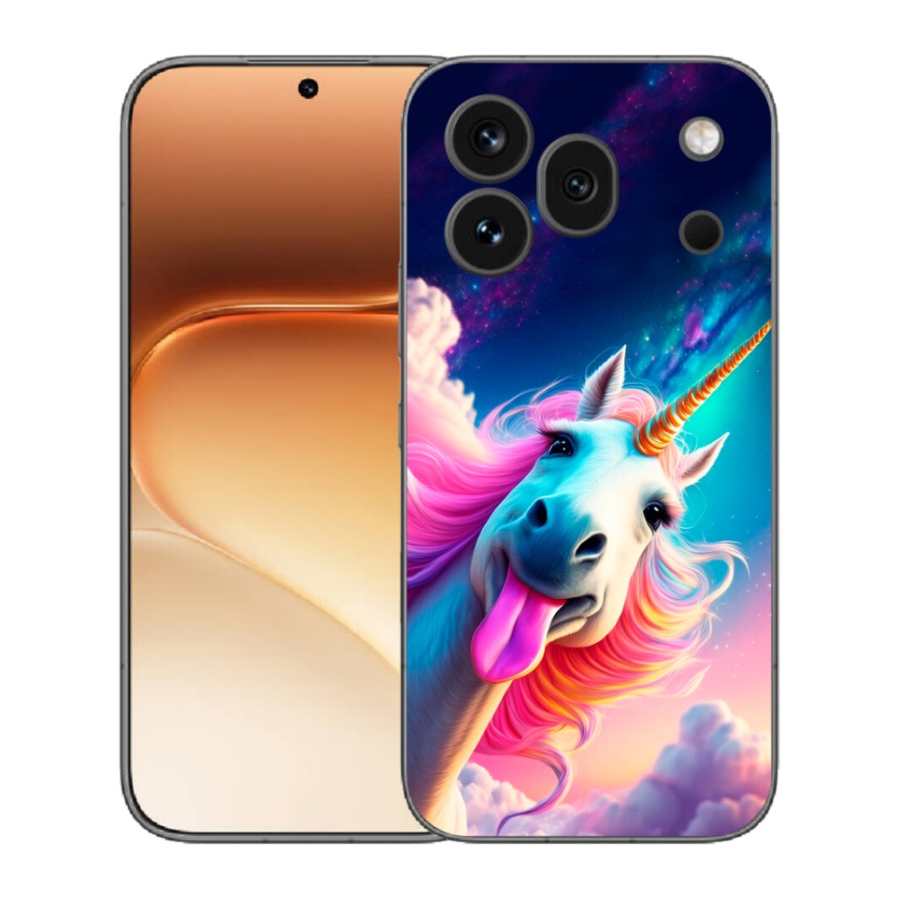 Gélový kryt mmCase na Honor 600 Pro - šialený jednorožec