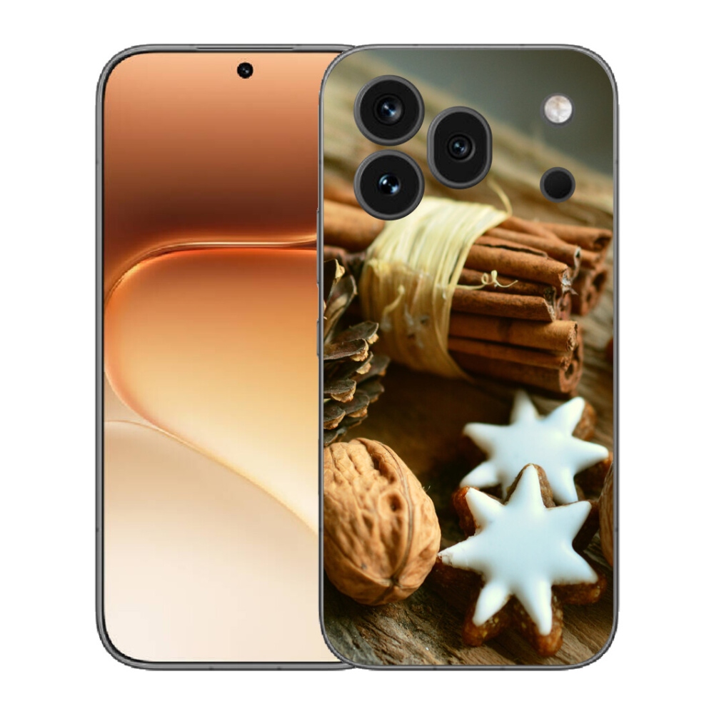 Gélový kryt mmCase na Honor 600 Pro - škorica a perníčky