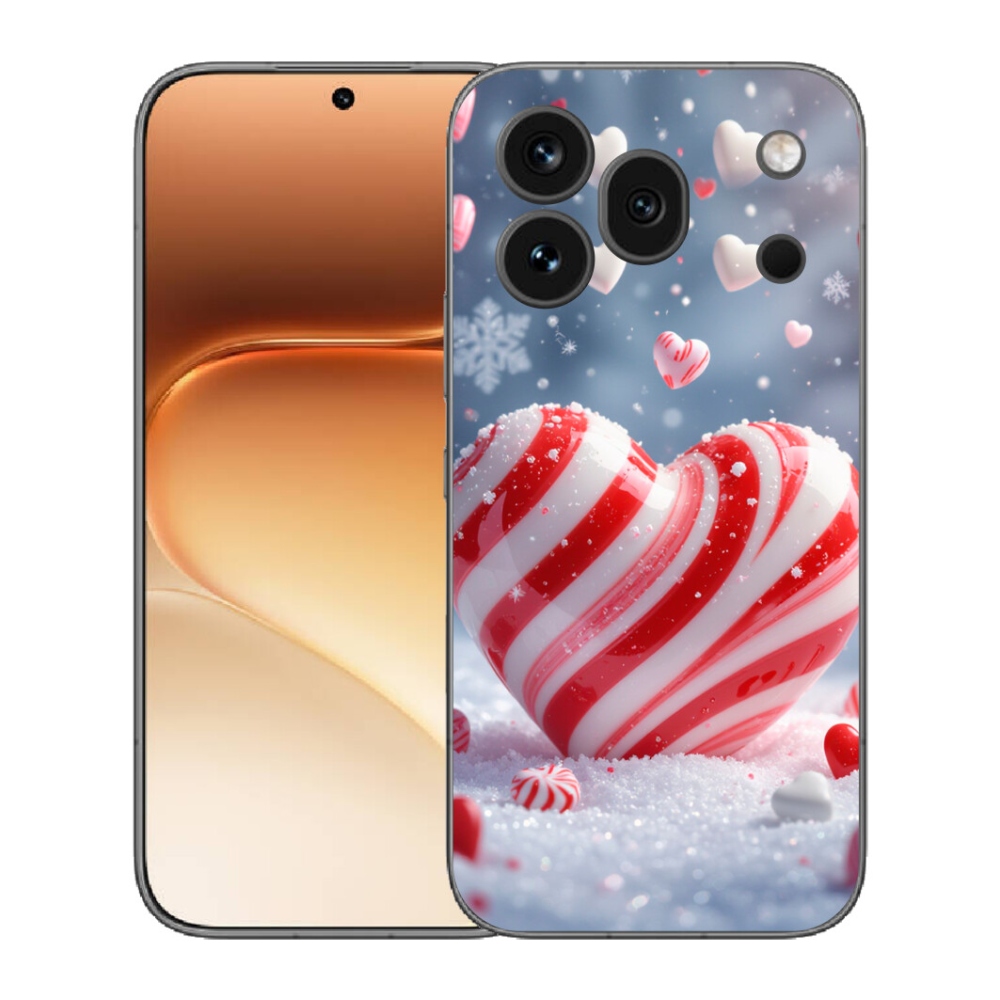 Gélový kryt mmCase na Honor 600 Pro - sladké srdce