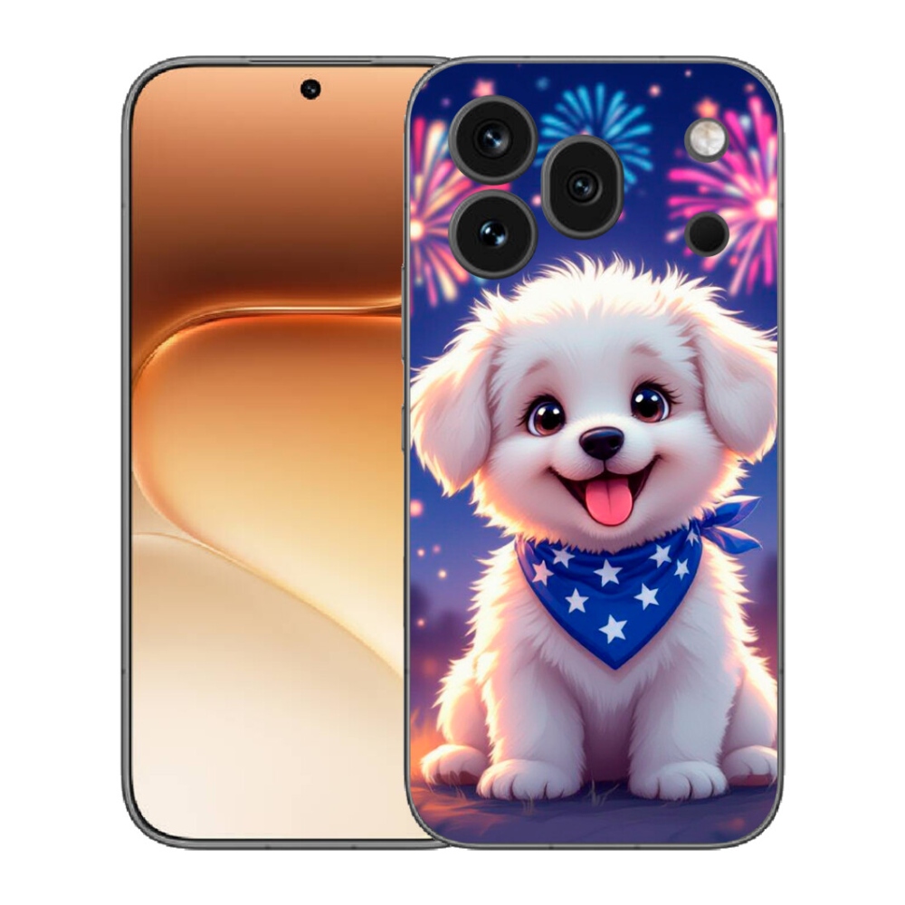 Gélový kryt mmCase na Honor 600 Pro - slávnostné šteňa