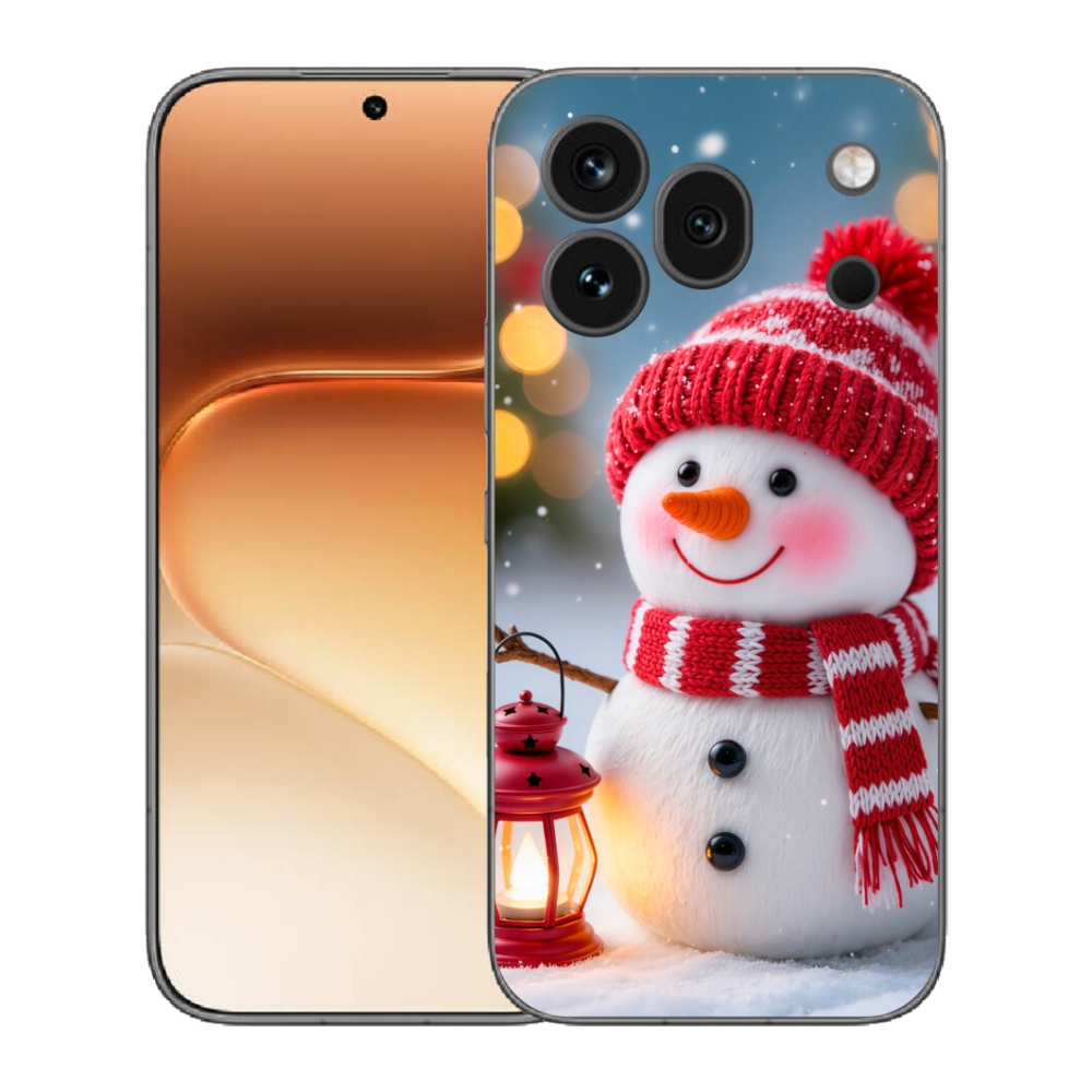 Gélový kryt mmCase na Honor 600 Pro - snehuliak 2