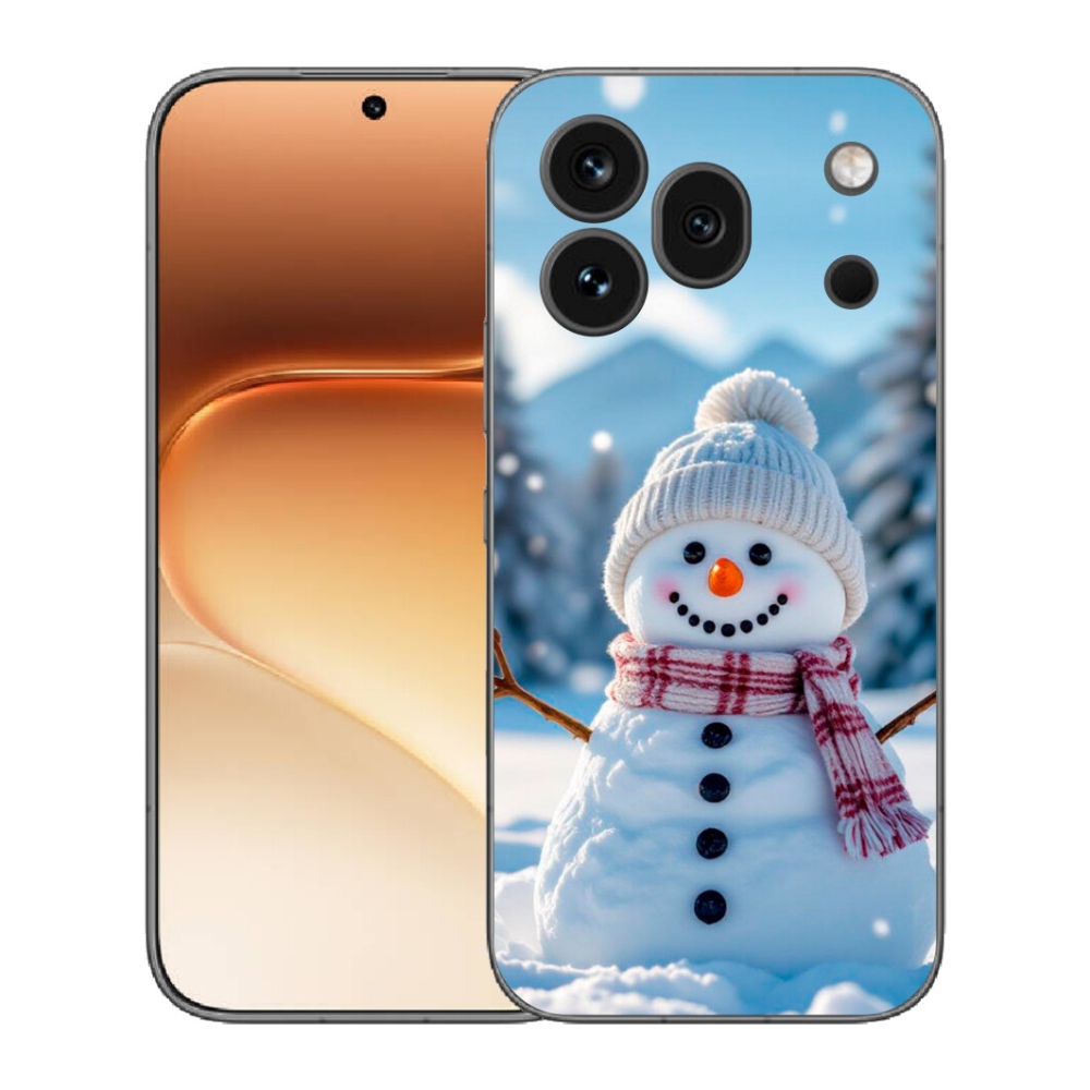Gélový kryt mmCase na Honor 600 Pro - snehuliak 3
