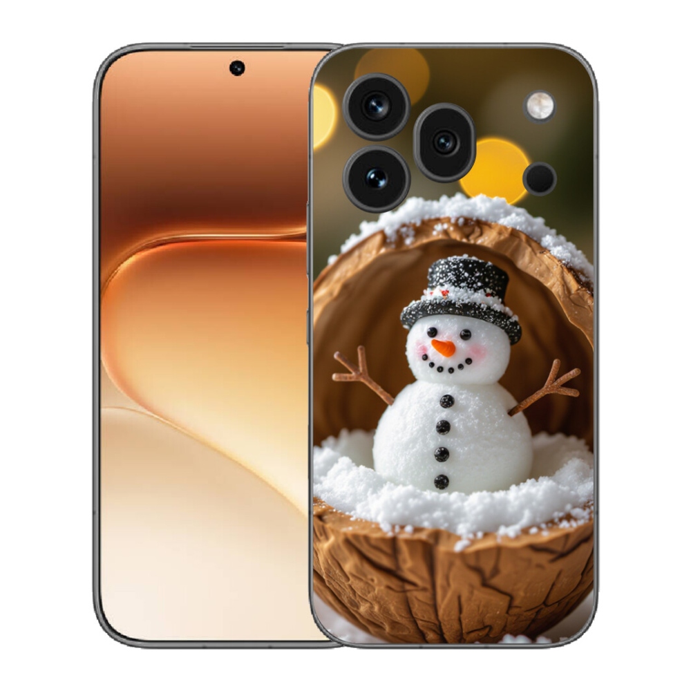 Gélový kryt mmCase na Honor 600 Pro - snehuliak 4