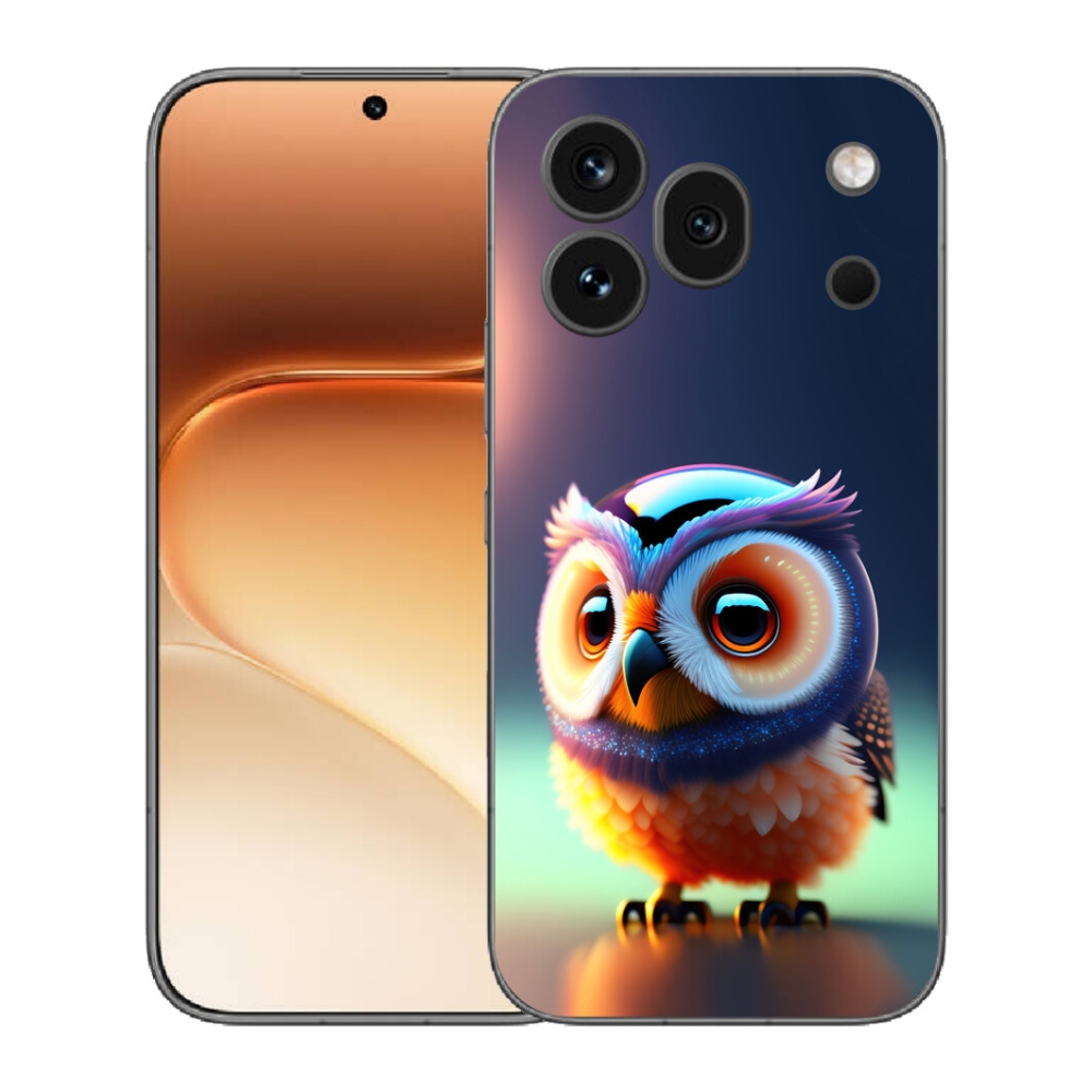 Gélový kryt mmCase na Honor 600 Pro - sovička