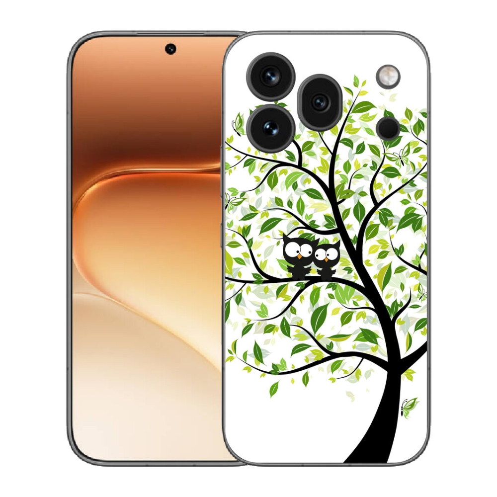 Gélový kryt mmCase na Honor 600 Pro - malej sovy na strome