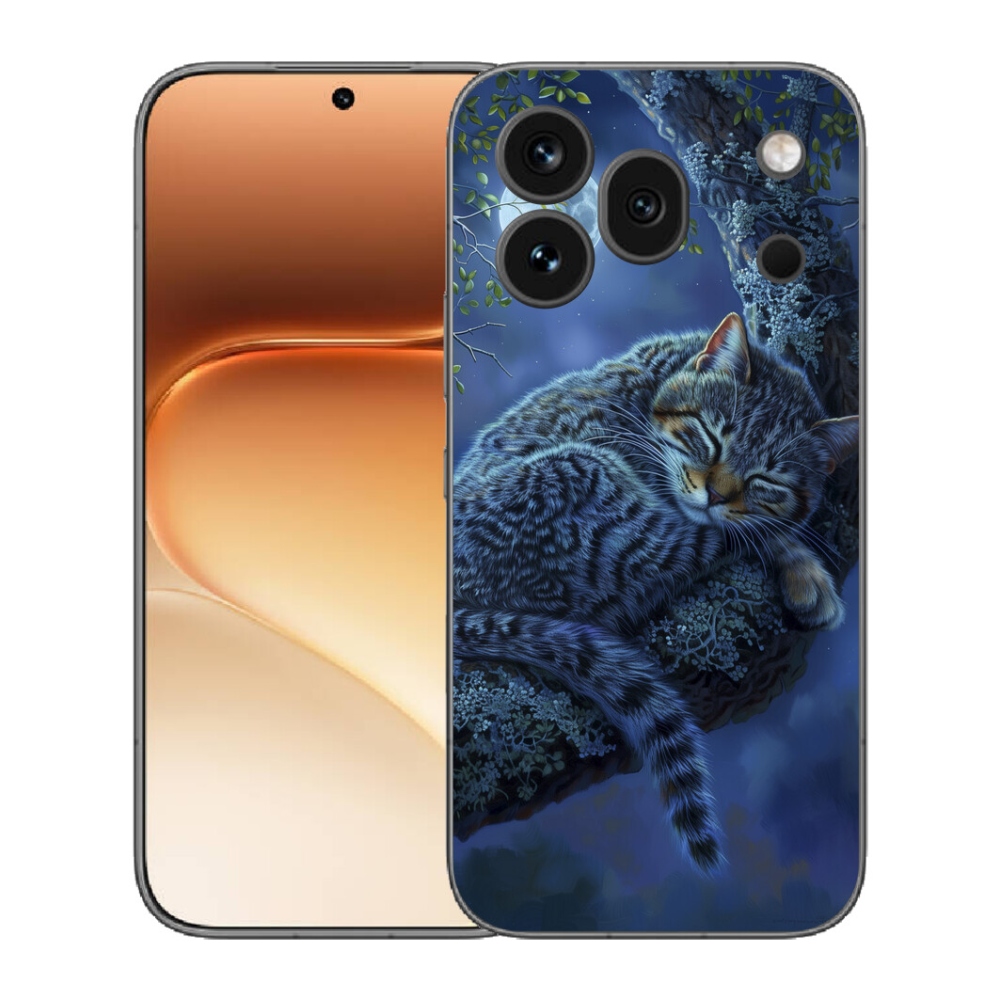 Gélový kryt mmCase na Honor 600 Pro - spiaca mačka