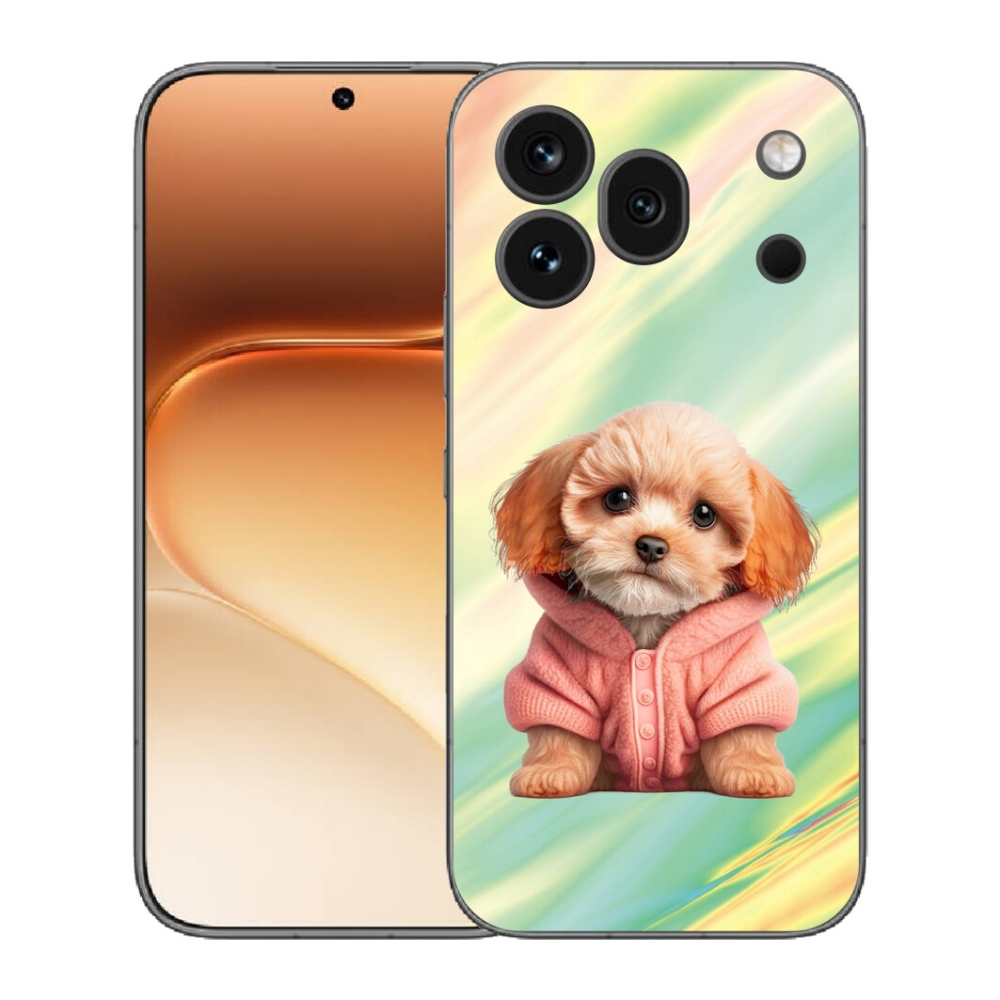 Gélový kryt mmCase na Honor 600 Pro - šteňa vo svetri