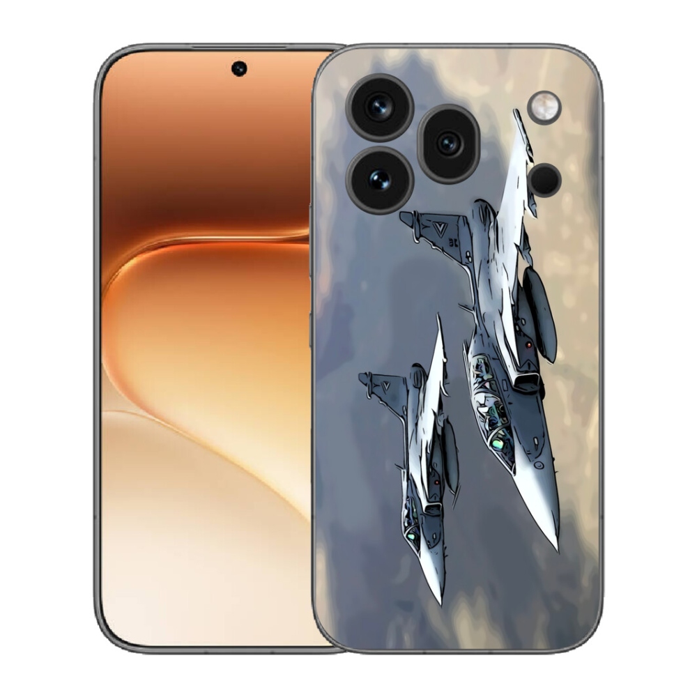 Gélový kryt mmCase na Honor 600 Pro - stíhačky