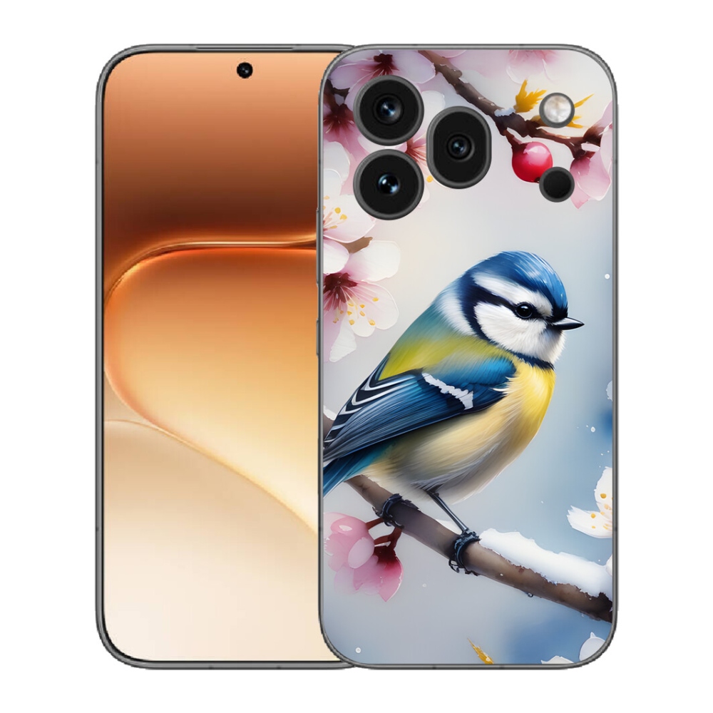 Gélový kryt mmCase na Honor 600 Pro - sýkorka