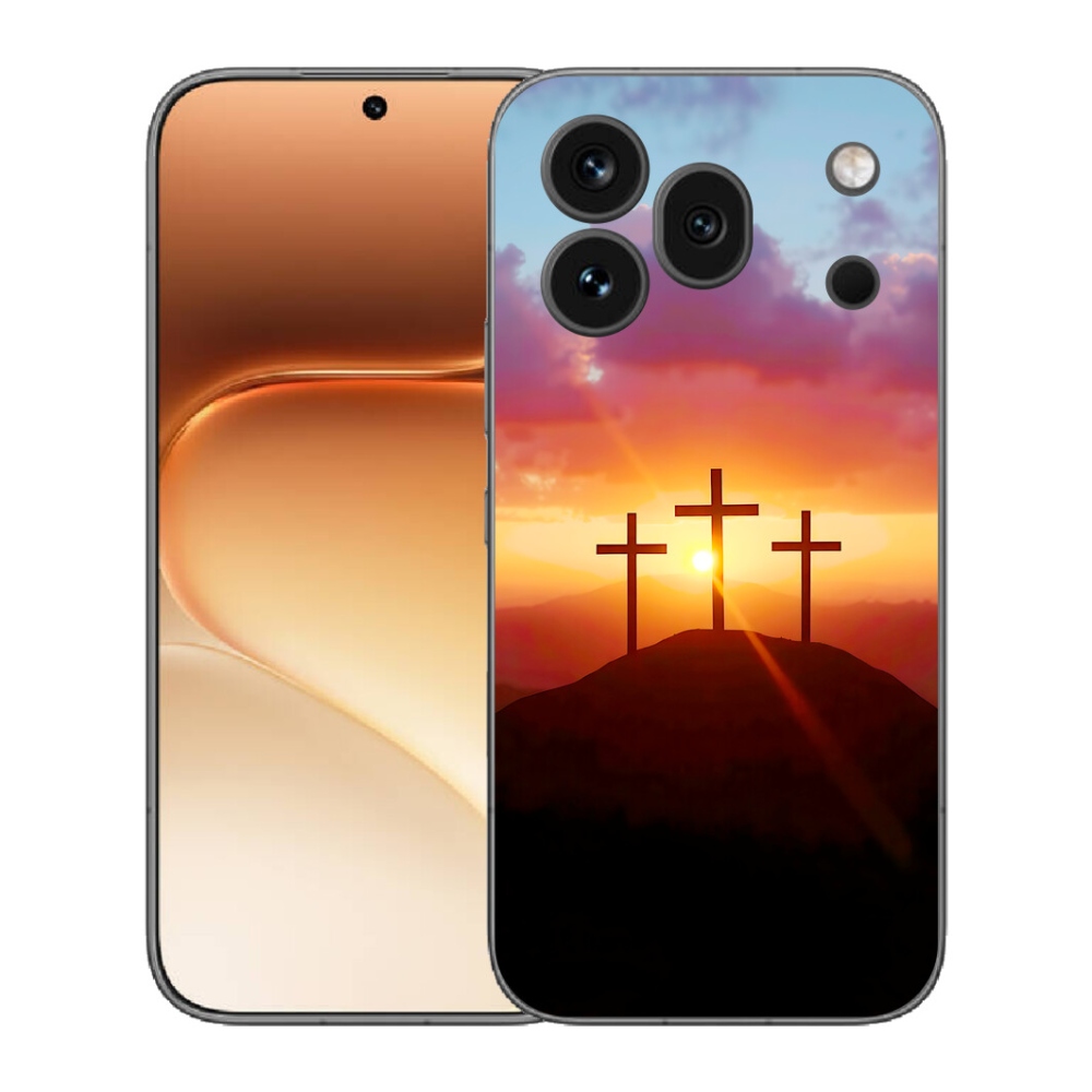 Gélový kryt mmCase na Honor 600 Pro - tri kríža