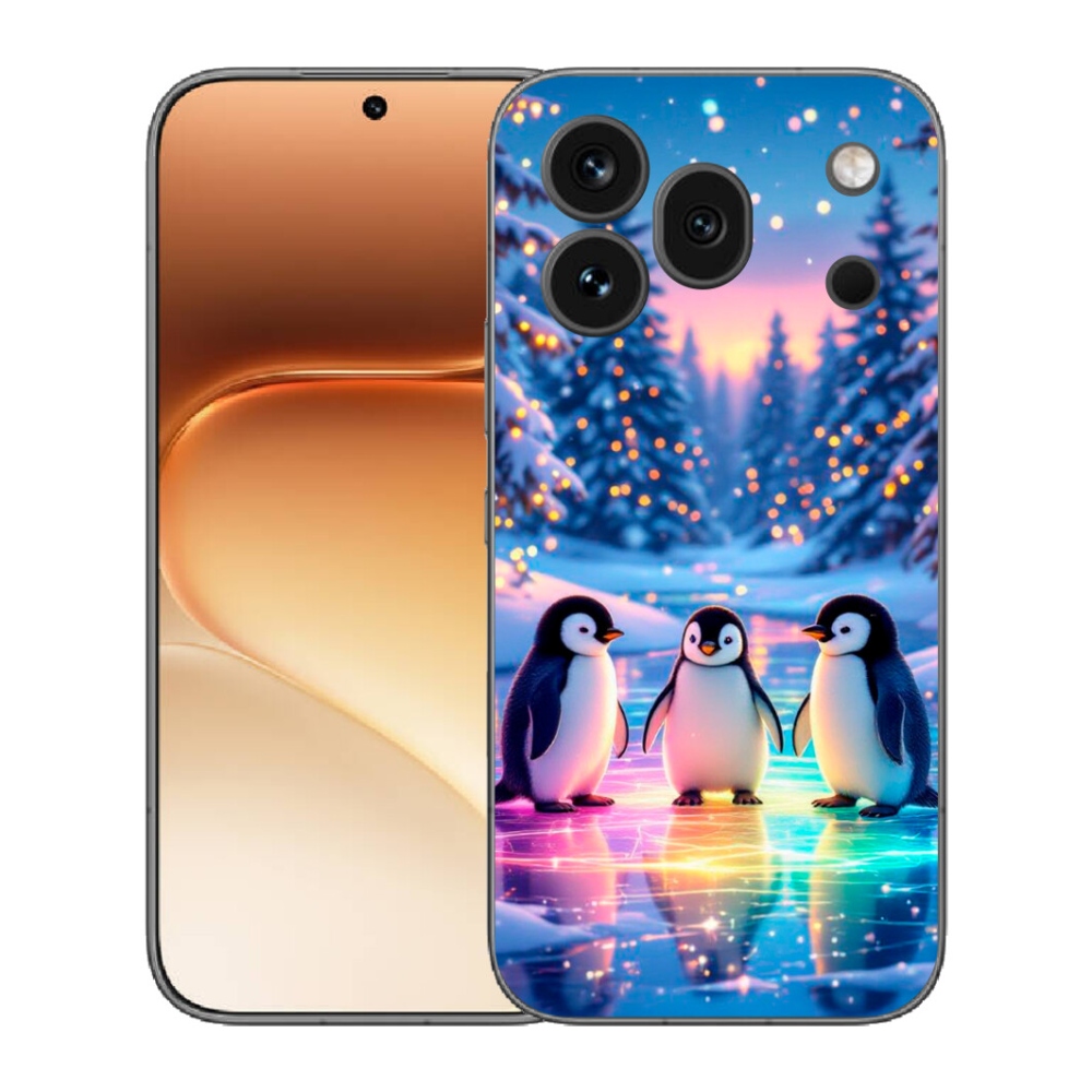 Gélový kryt mmCase na Honor 600 Pro - tučníci