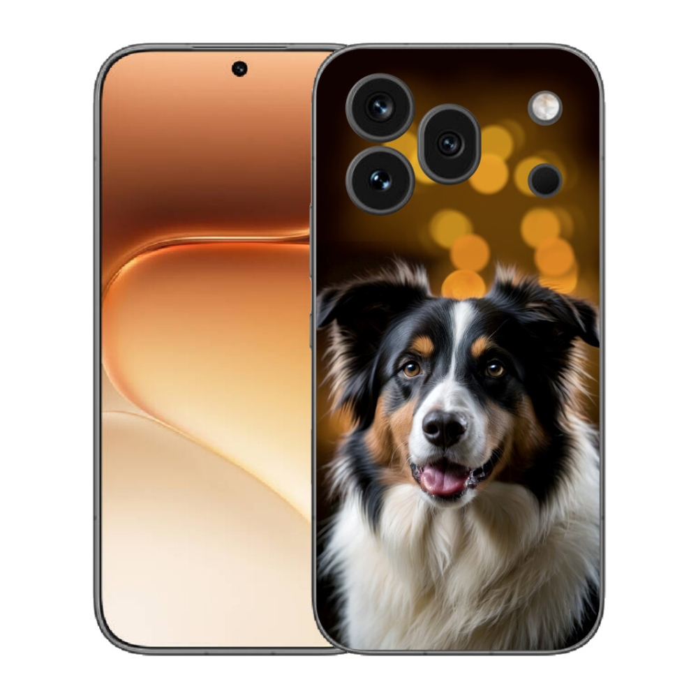Gélový kryt mmCase na Honor 600 Pro - usmievavý austrálsky ovčiak