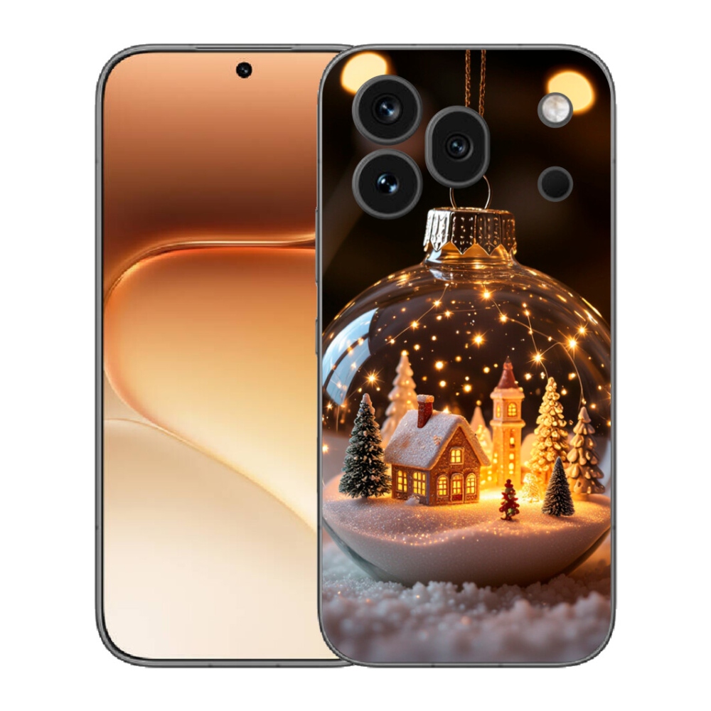 Gélový kryt mmCase na Honor 600 Pro - vianočné gule 3