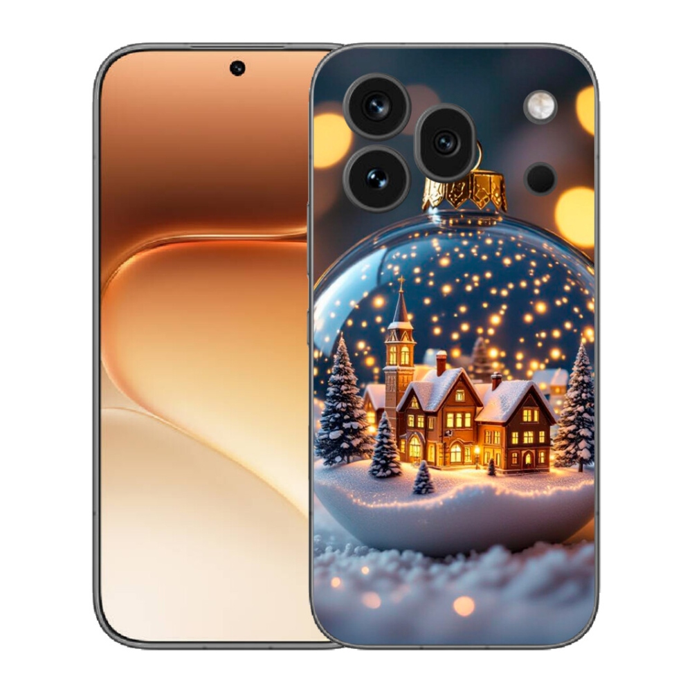 Gélový kryt mmCase na Honor 600 Pro - vianočné gule 4