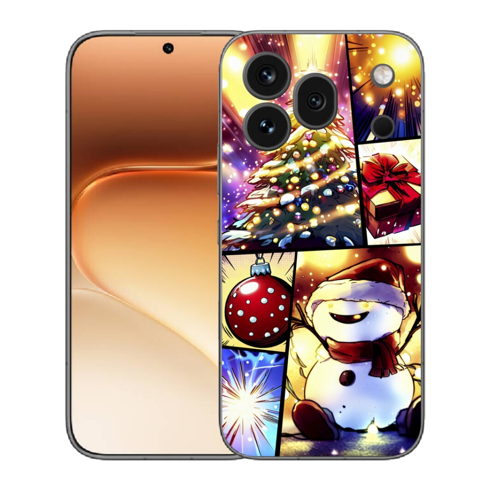 Gélový kryt mmCase na Honor 600 Pro - vianočné motívy 1