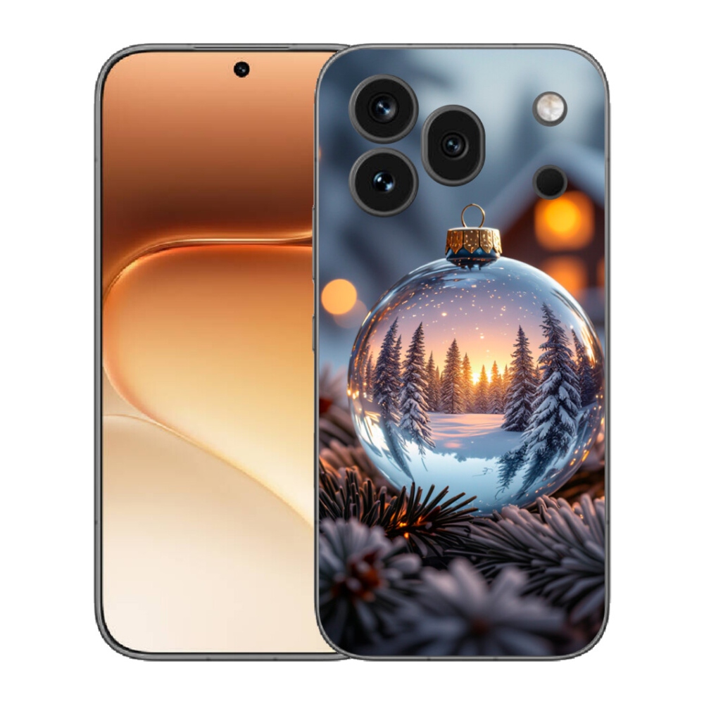 Gélový kryt mmCase na Honor 600 Pro - vianočná ozdoba