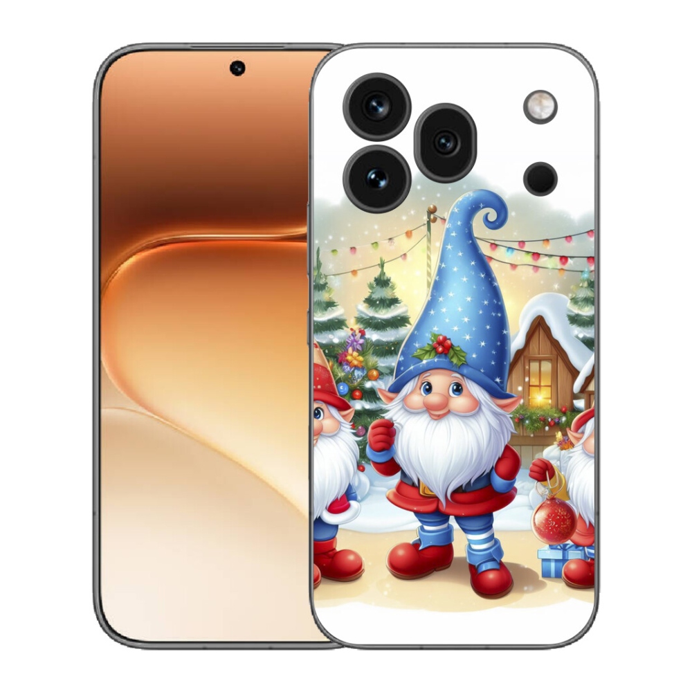Gélový kryt mmCase na Honor 600 Pro - vianočné škriatkovia